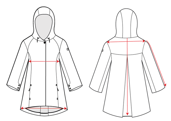 WAXED COTTON SWING SHELL