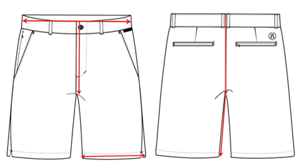 AIRVENTURE TAILORED SHORT - CLEARANCE