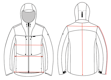 DERMIZAX 3 LAYER RAINSHELL - CLEARANCE