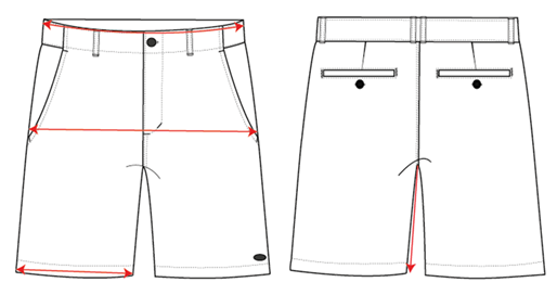 ORGANIC COTTON TAILORED SHORT - CLEARANCE