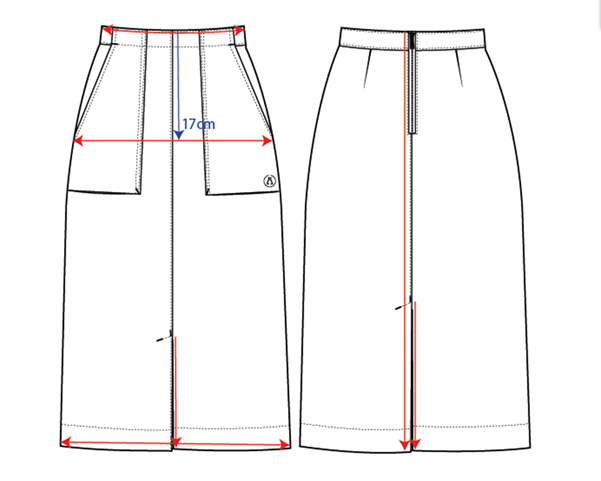 PERFORMANCE TWILL SKIRT - CLEARANCE