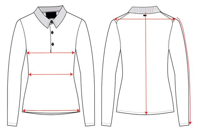 12GG LONG SLEEVE POLO - CLEARANCE