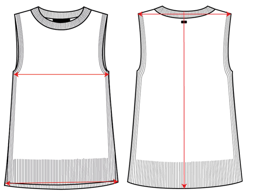 14GG COTTON MERINO VEST - CLEARANCE