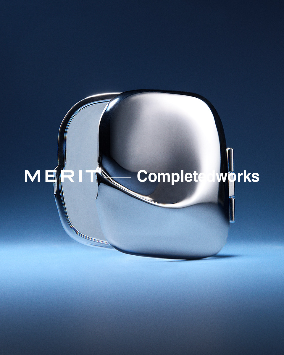 MERIT × Completedworks official collaboration image