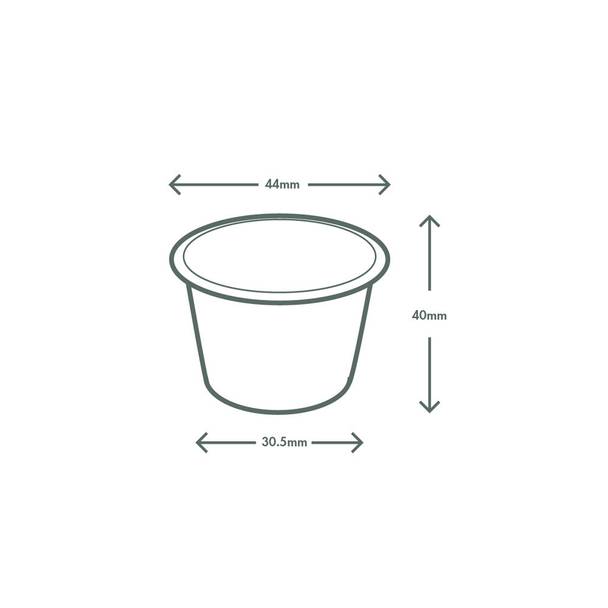 1oz (30ml) Paper Sauce Pot - Kraft