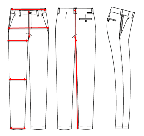 TAPERED SUMMER WOOL BLEND PANTS - CLEARANCE