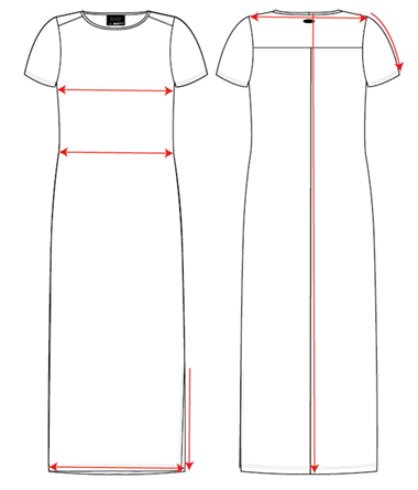 COTTON LUXE JERSEY DRESS - CLEARANCE
