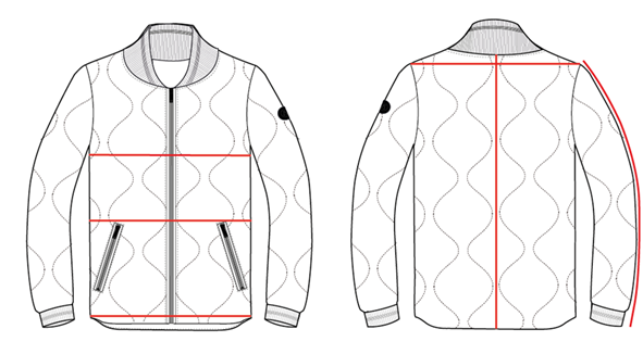 QUILTED BOMBER - CLEARANCE