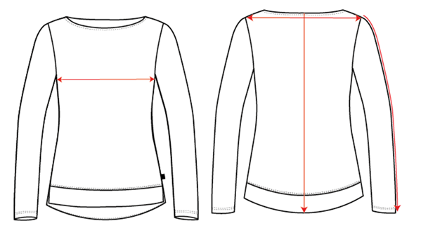180GSM MERINO LS BOATNECK