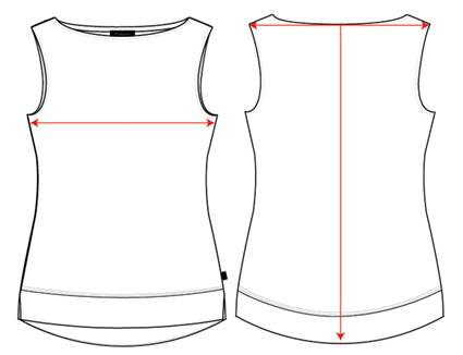 180GSM MERINO BOATNECK TANK
