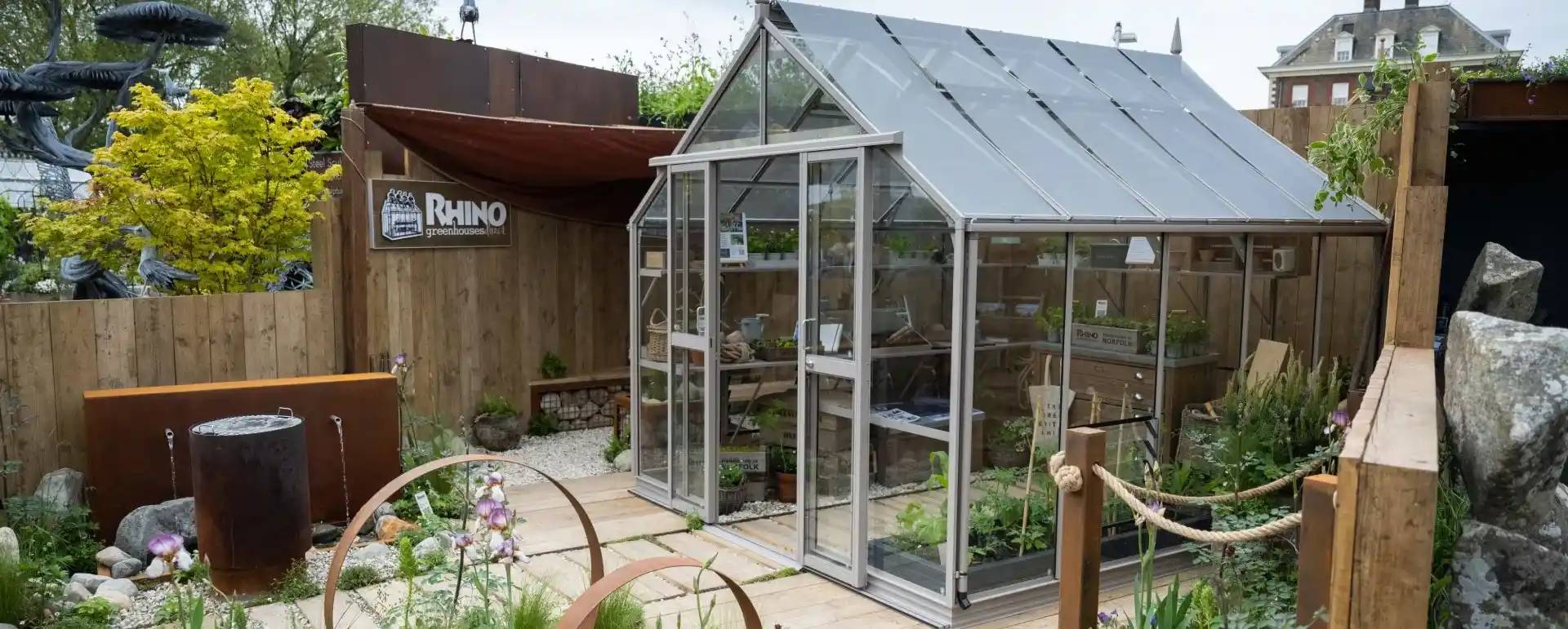 Rhino Greenhouse Trade Stand Chelsea Flower Show 2023