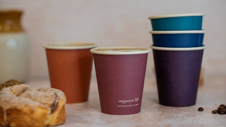 6oz (180ml) Feel Snug Single Wall Coffee Cup - PLA Lined Bamboo Paper - 72 Series