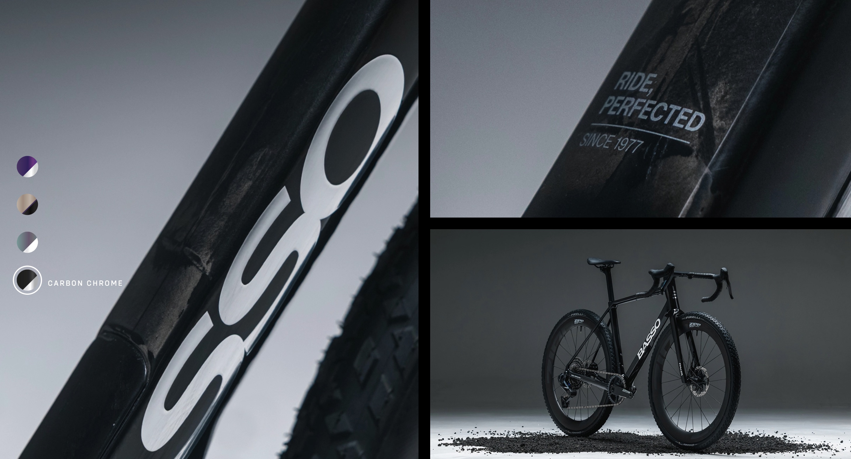 Palta III SRAM RED XPLR AXS - Carbon Chrome
