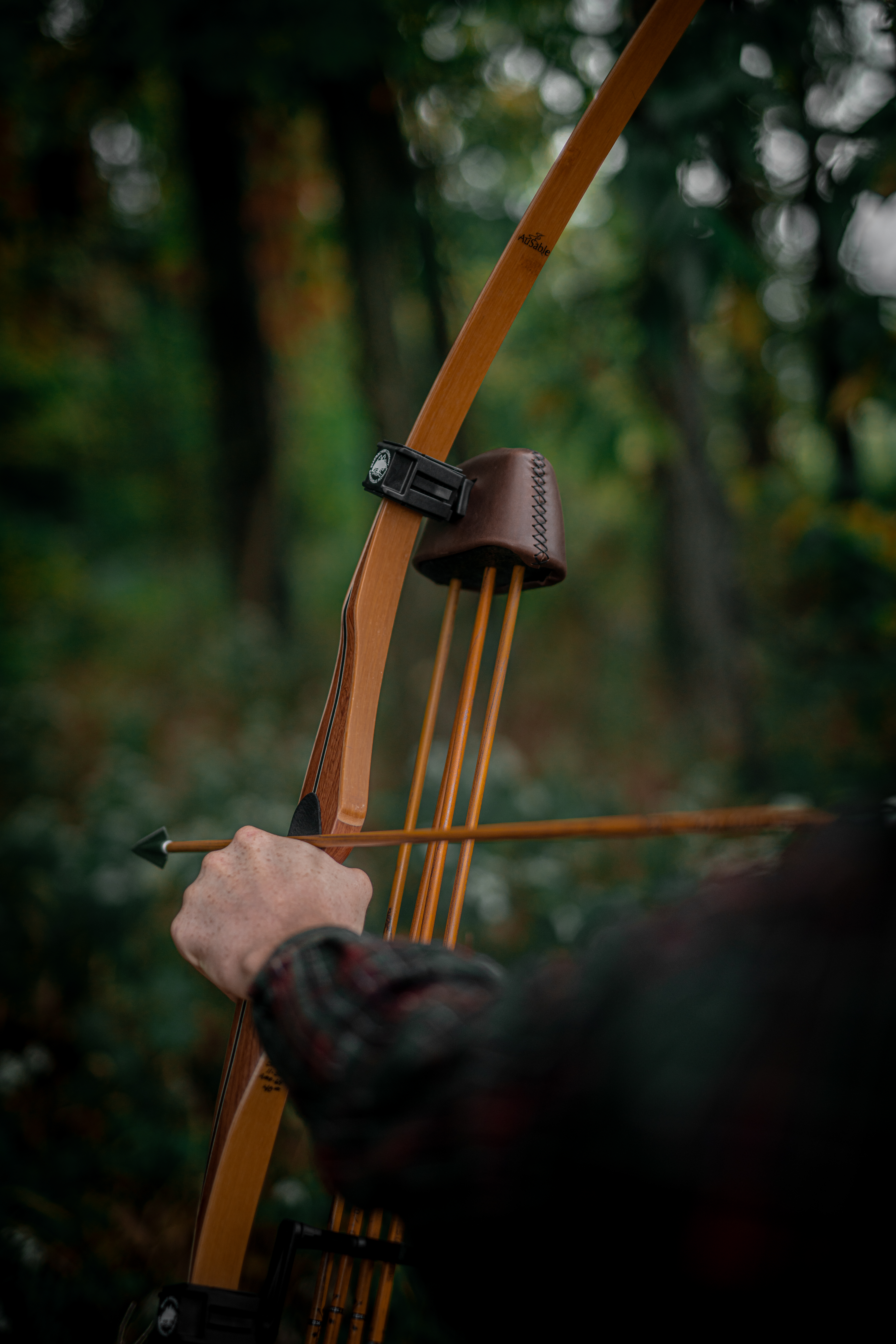 Leather Arrow Quiver for Traditional Bows