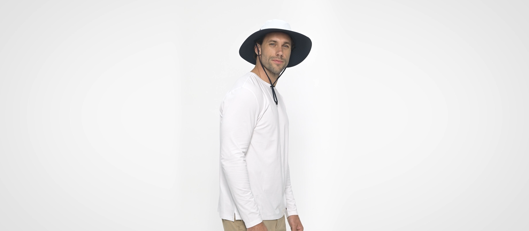 UPF 50+ Sun Protective Broad Brim Sun Hat For Men | Solbari