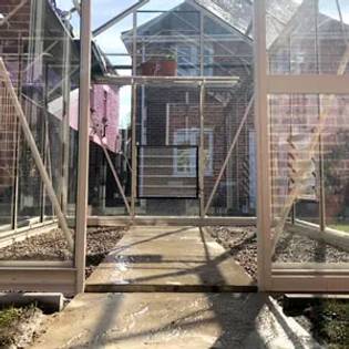 close up of greenhouse base