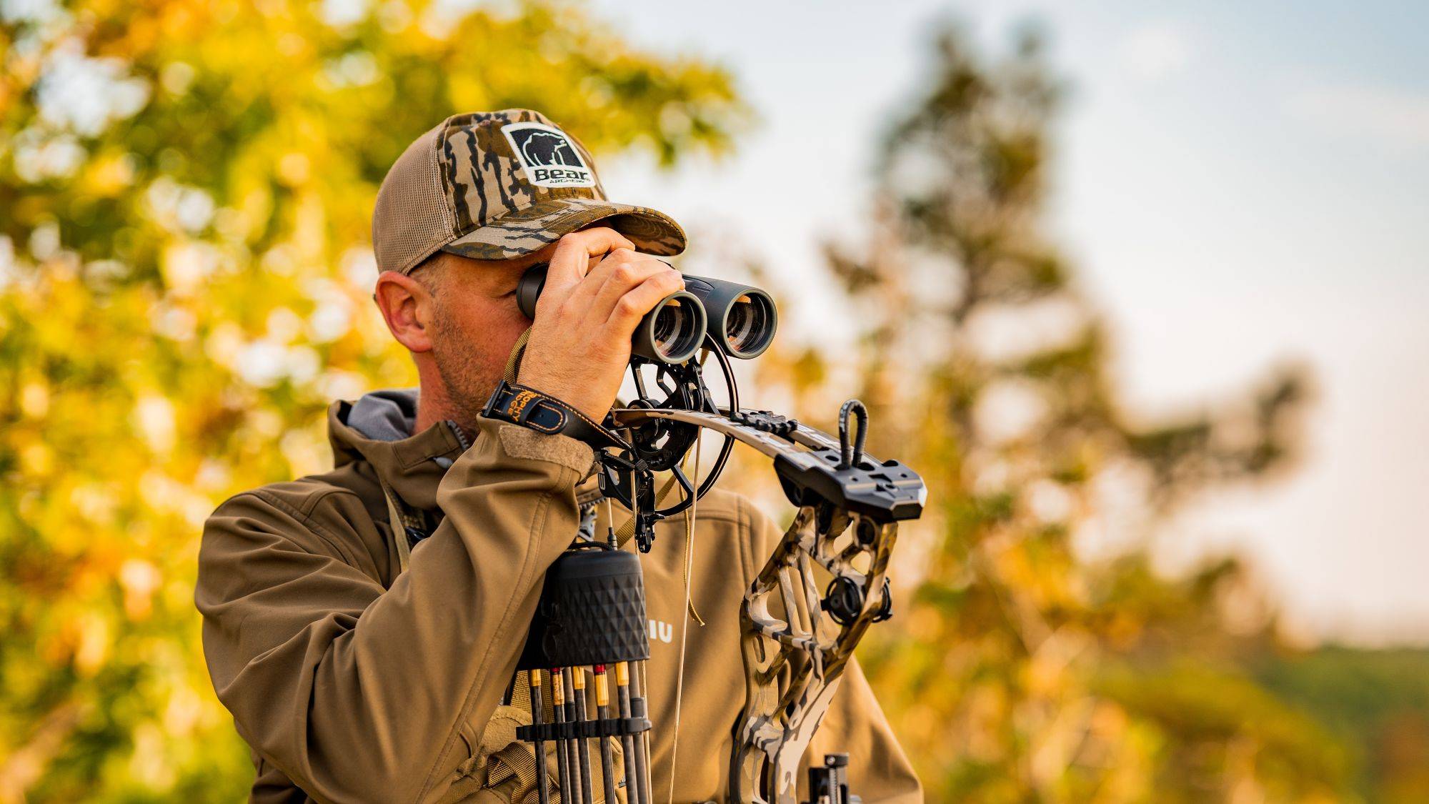 Mossy Oak Bottomland camo hat from Bear Archery.
