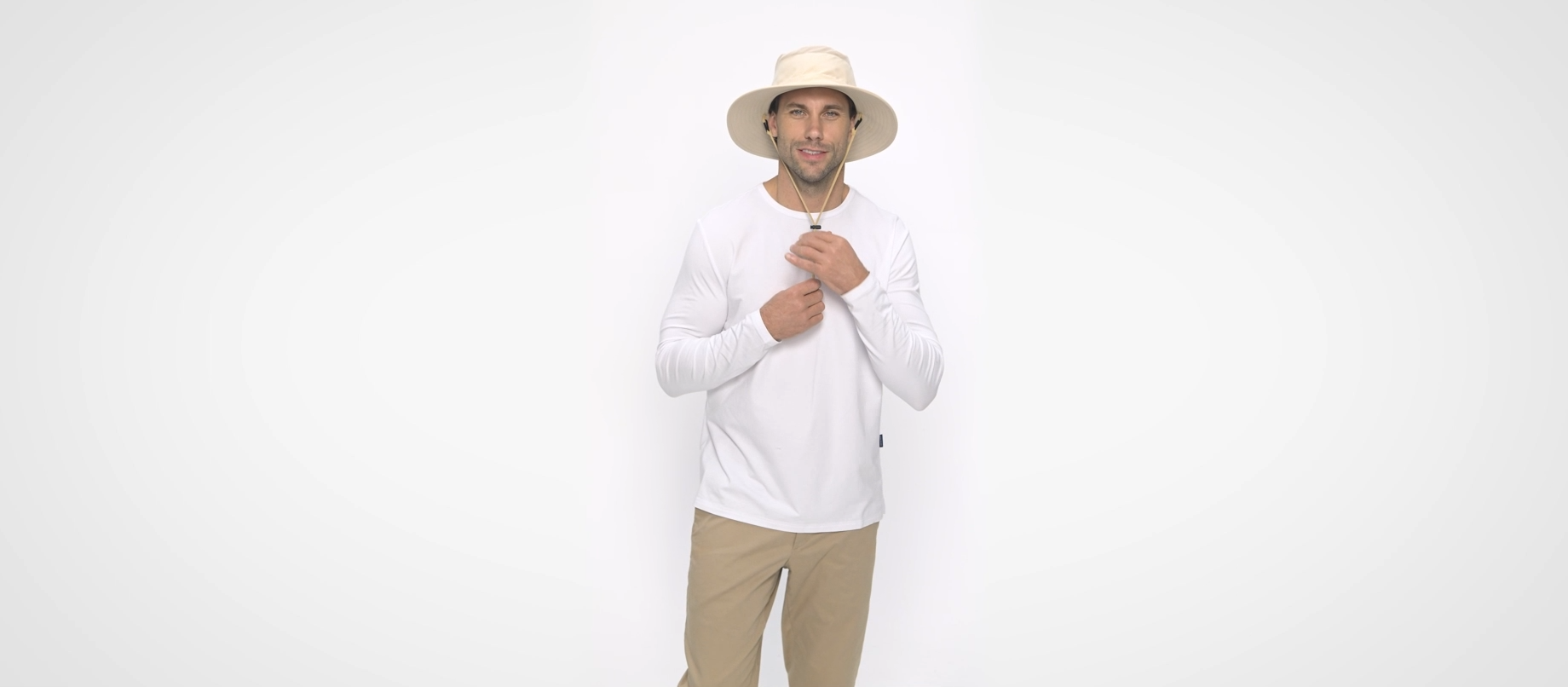 Everyday Broad Brim Sun Hat With Pockets for Men | UPF 50+ Sun Hat