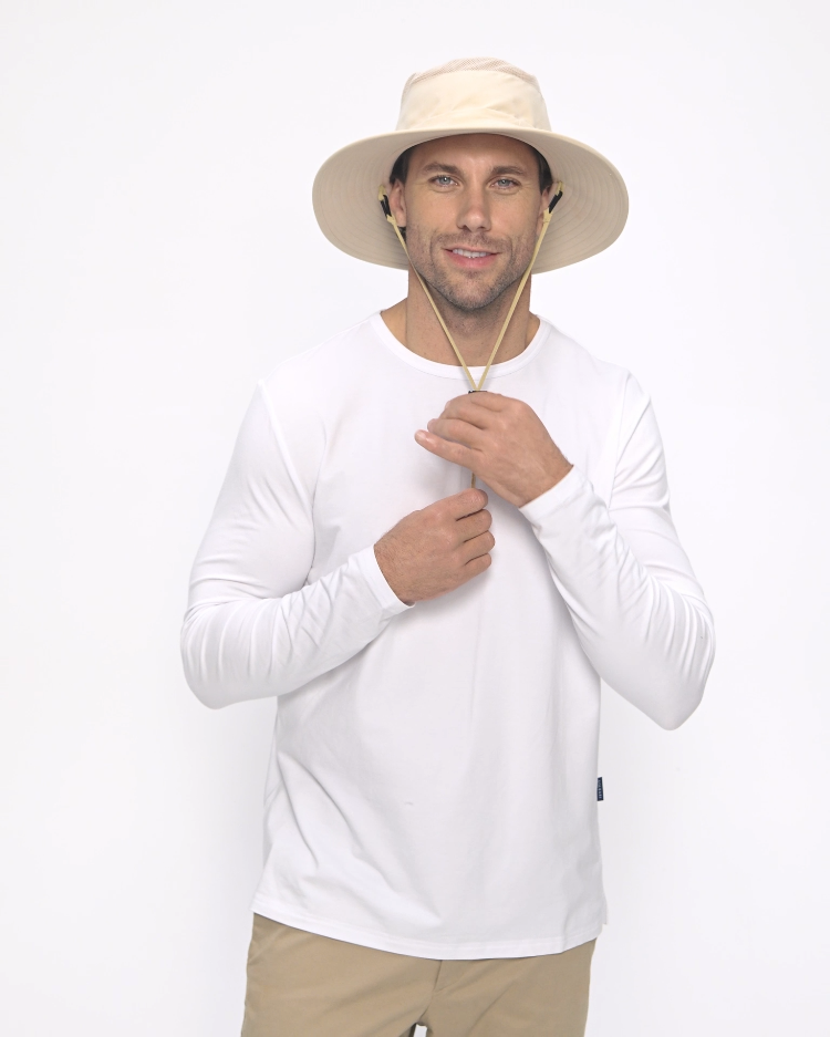 Everyday Broad Brim Sun Hat With Pockets for Men | UPF 50+ Sun Hat