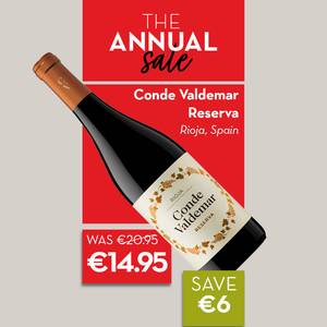 Conde Valdemar Reserva Was €20