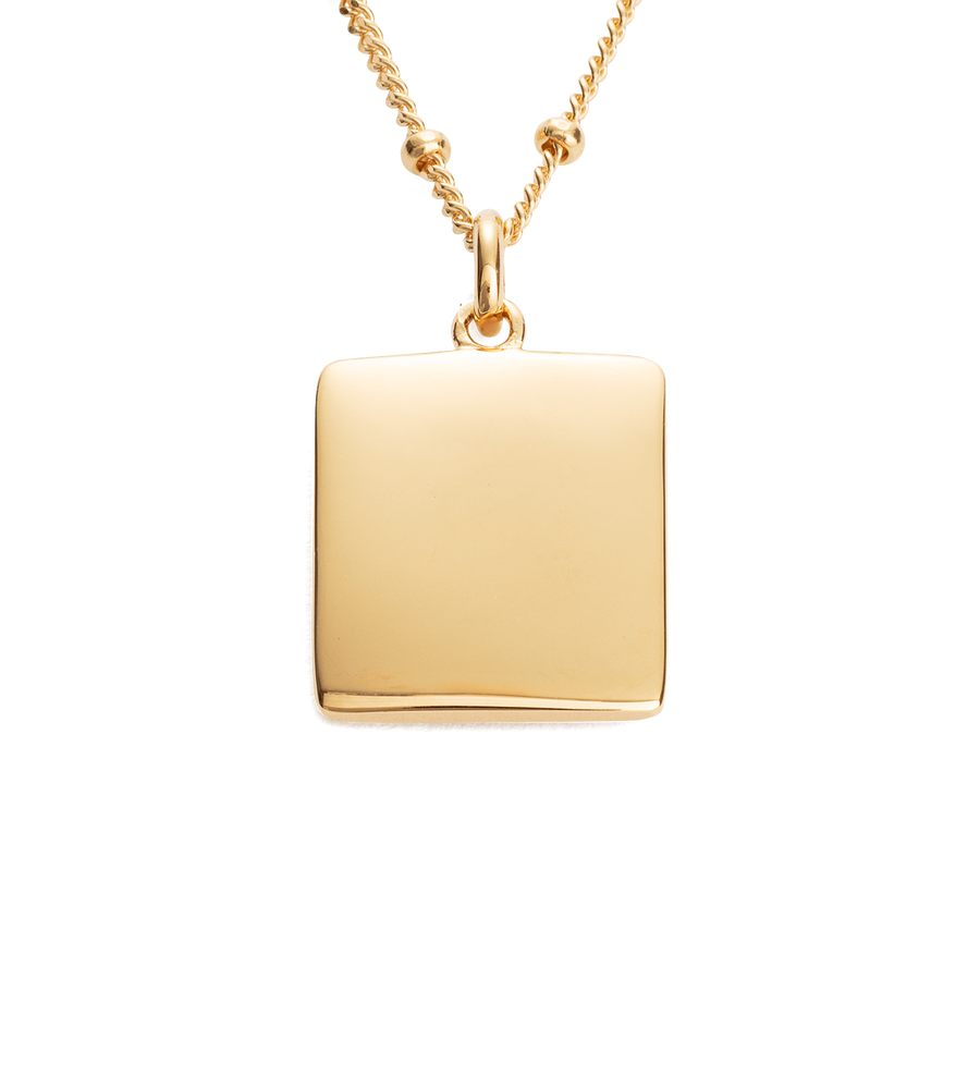 TRUE NORTH COIN NECKLACE (18K GOLD VERMEIL)
