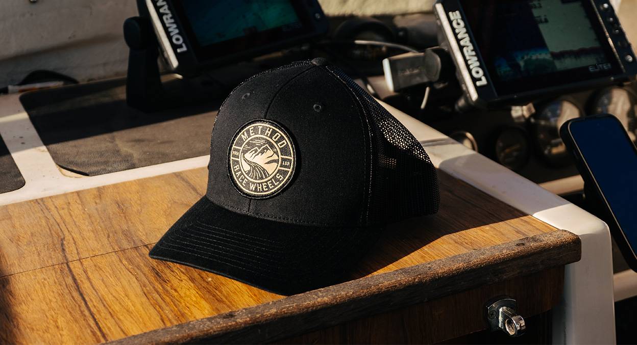 Method Prelander Curve Bill Trucker Hat Snapback Black – ap