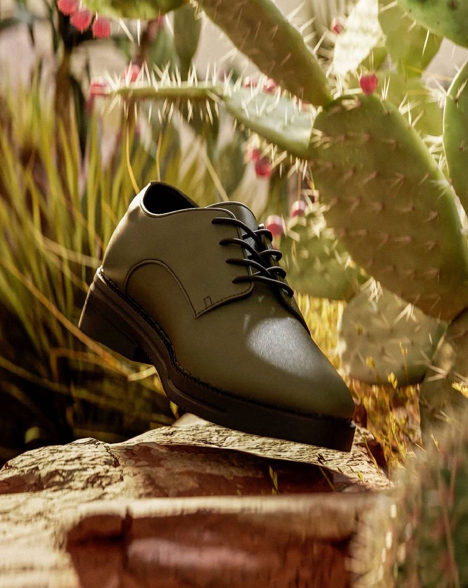 Derby Rise Cactus Leather Green