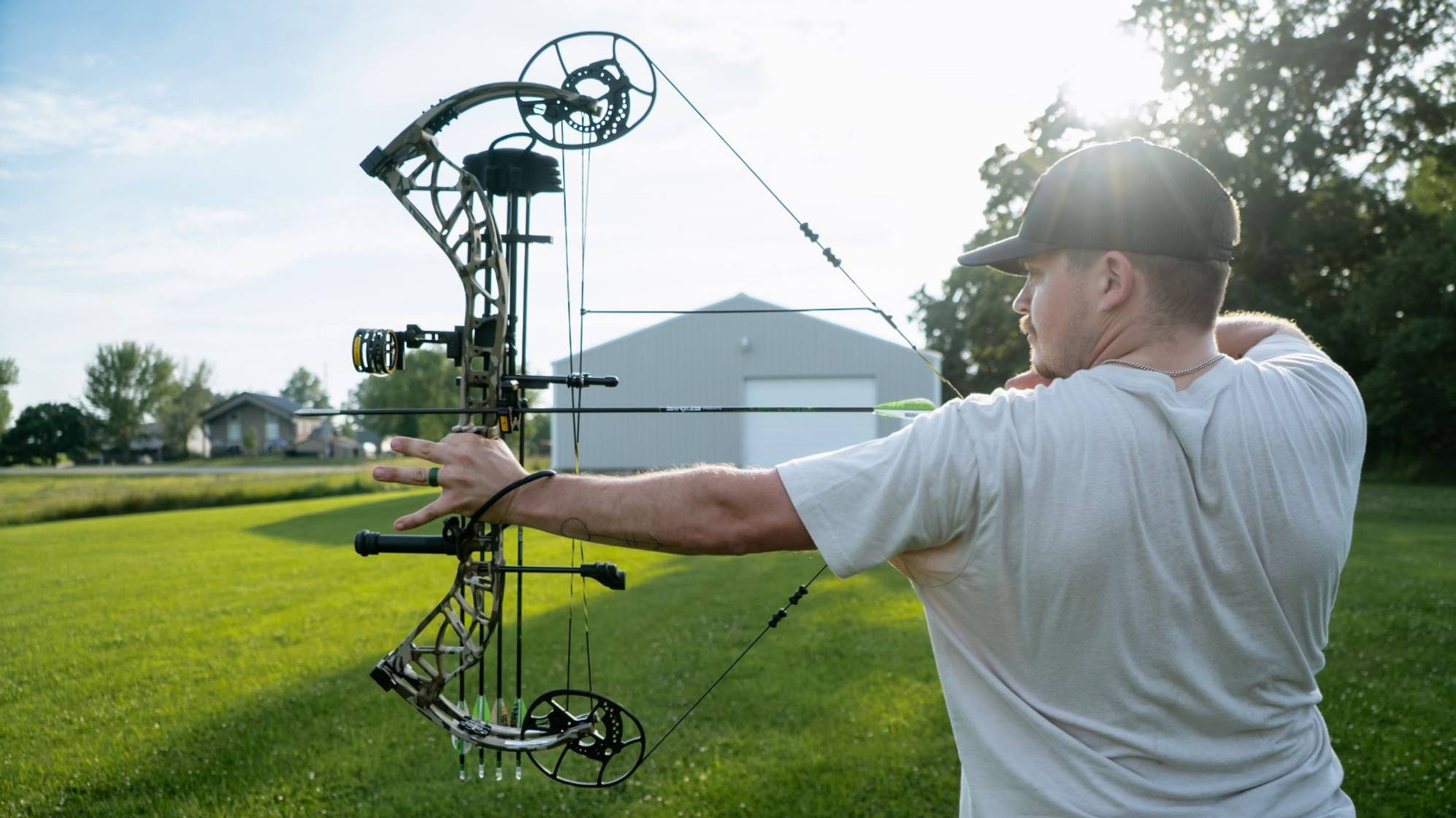 Man shooting the Bear Adapt 2 HP RTH