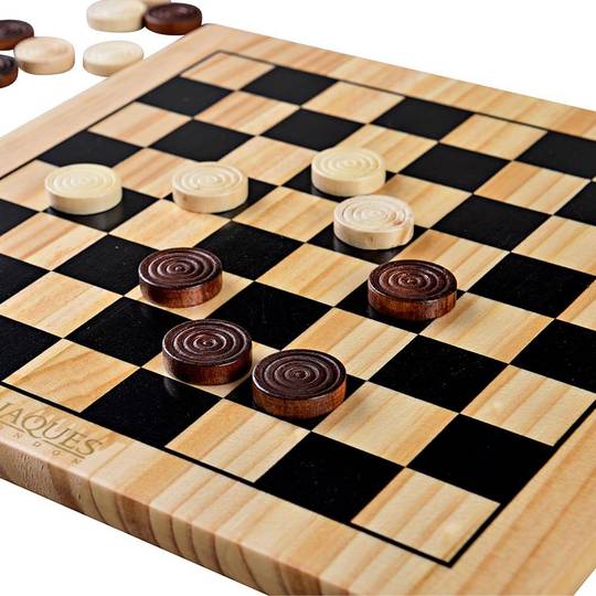 Draughts Set - Wooden Board Game