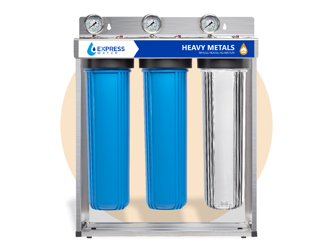 3 Stage Heavy Metals Whole House Water Filter Express Water