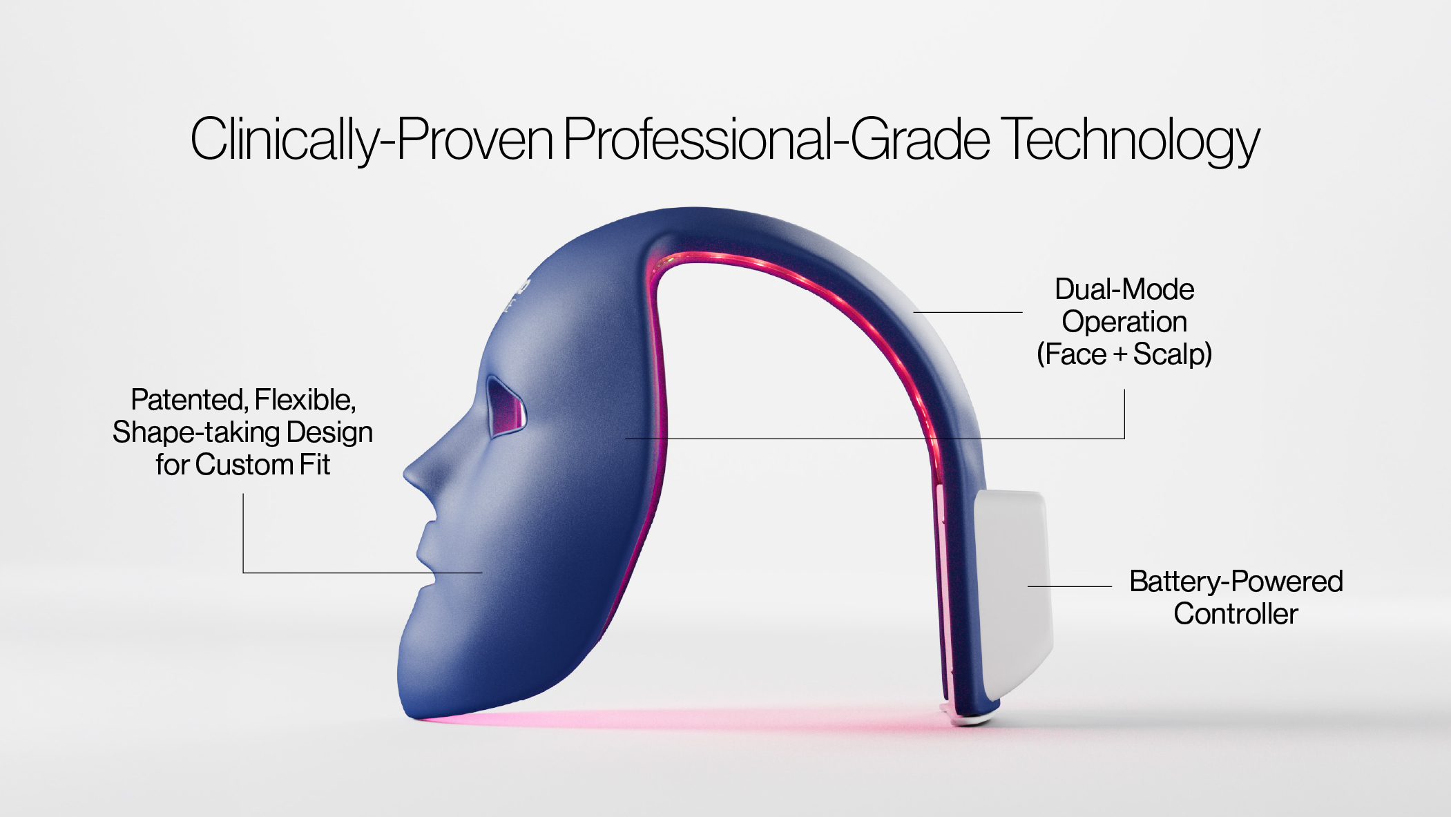 MYSTIQUE LED Red Light Therapy Mask | Anti-Aging, Acne & Hair