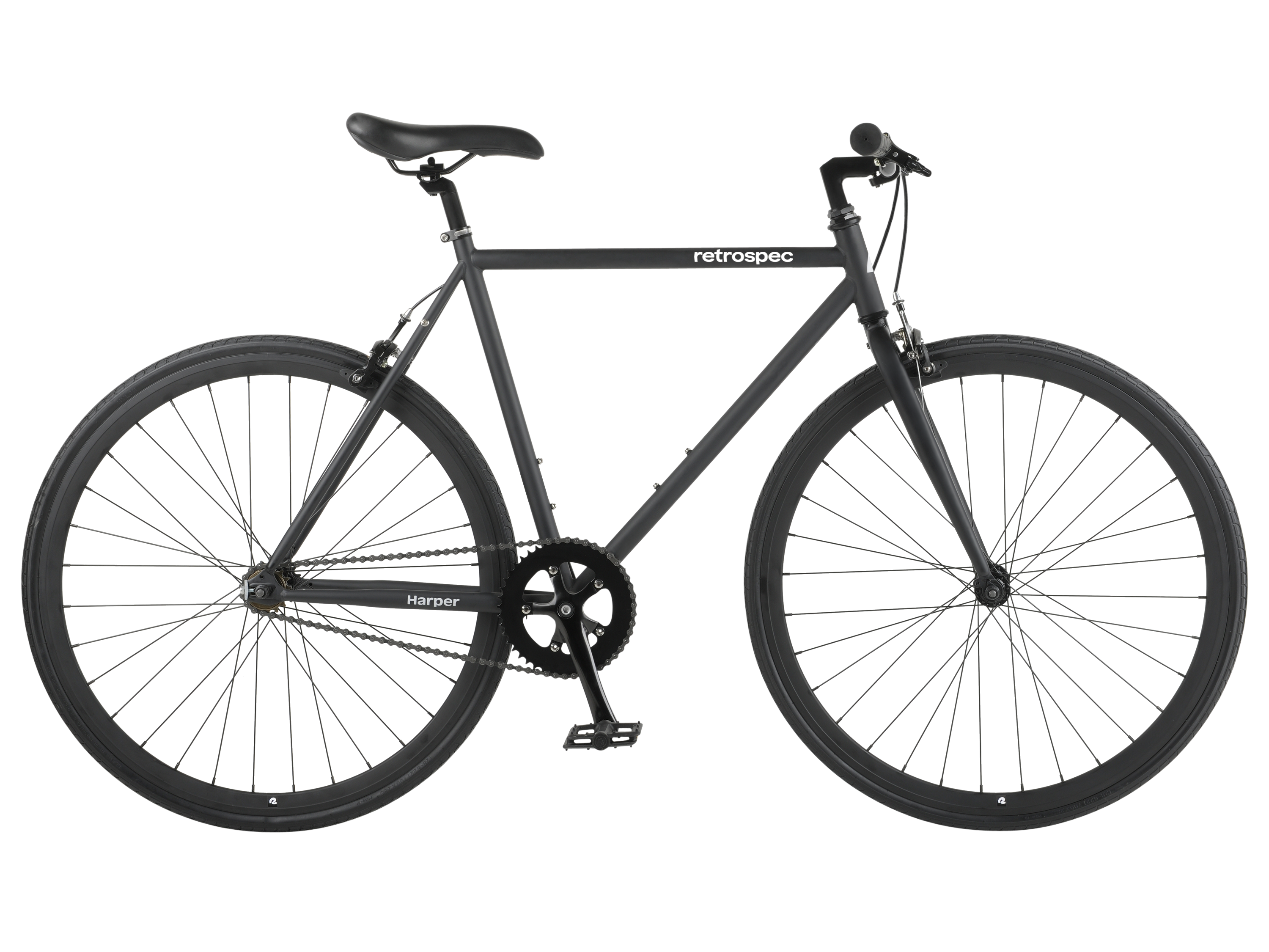 Retrospec Fixed-Gear Crank Single-Speed Road Bicycle