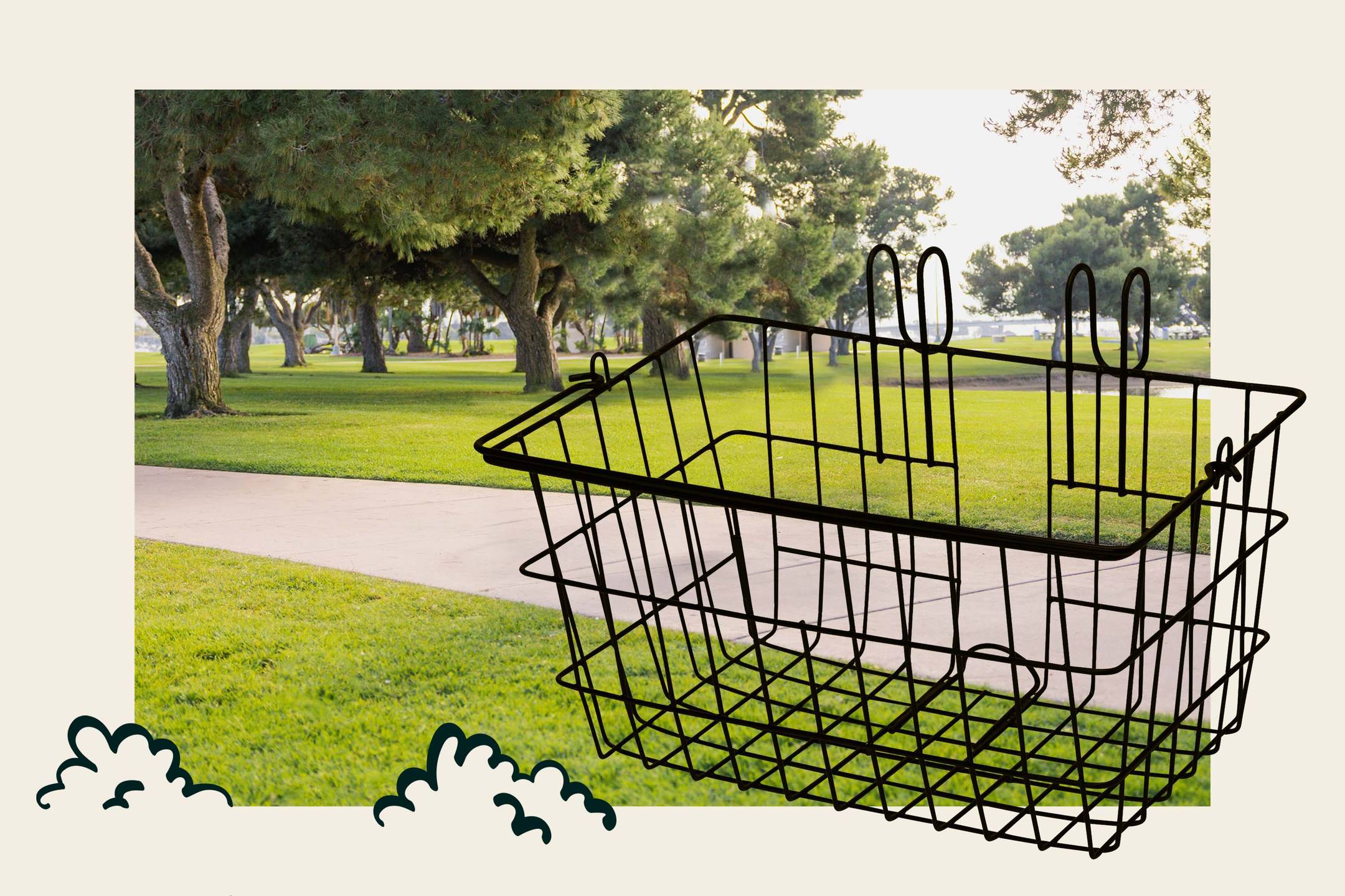 Apollo Lite Steel Bike Basket Retrospec