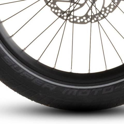 Cube Fold Hybrid Comfort 545 2026 Folding Bike Schwalbe Super Moto-X Tyres