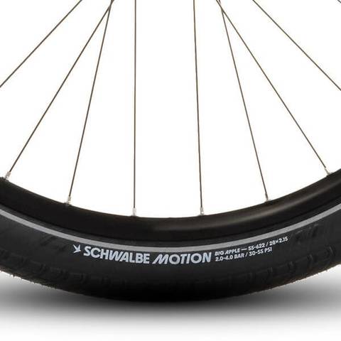 Cube Kathmandu Hybrid One 800 2026 Crossbar Schwalbe Motion Big Apple Tyres