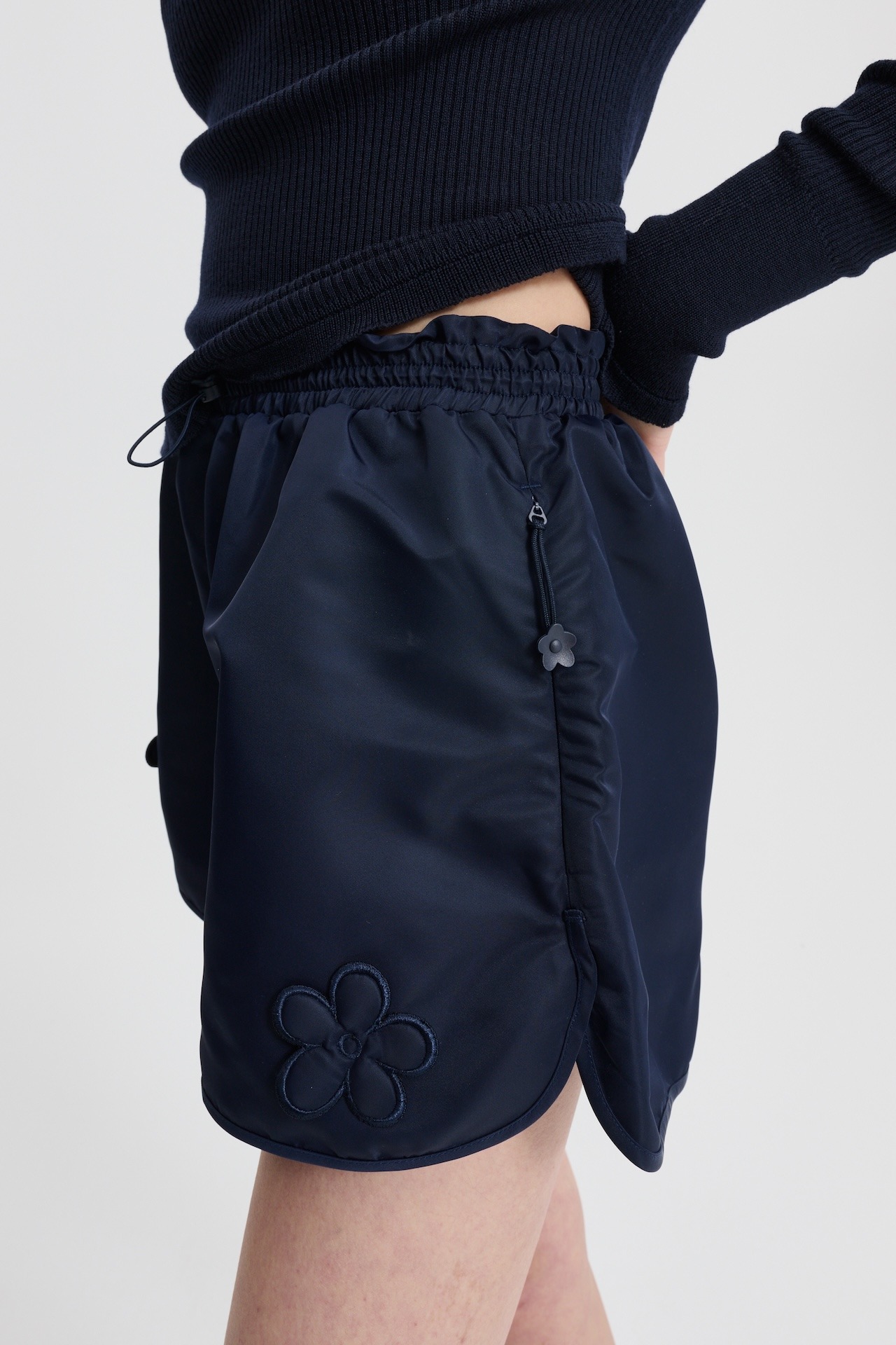CBCOLETTE | SHORTS TECHNICAL NYLON NAVY