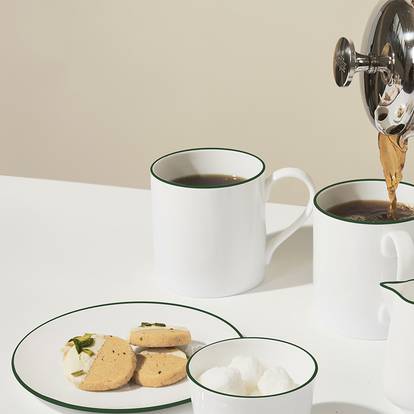 Line Large Mug - Cobalt