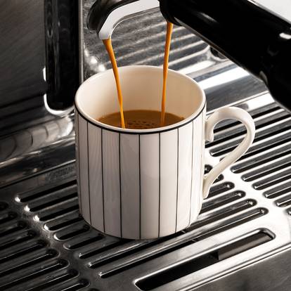 Pinstripe Espresso Cup - 140ml/5fl oz
