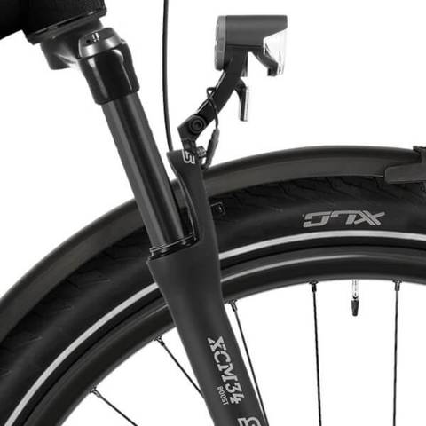 Raleigh Novus Crossbar 2026 SR Suntour XCM34 Boost 100mm Forks