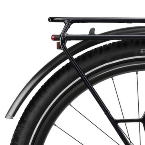 Haibike Trekking 3 2026 Crossbar Pannier Rack, Mudguards and Rear Light