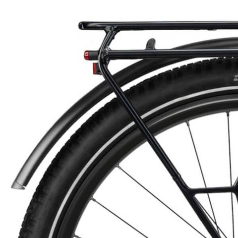 Haibike Trekking 3 Low 2026 Pannier Rack, Mudguards and Rear Light