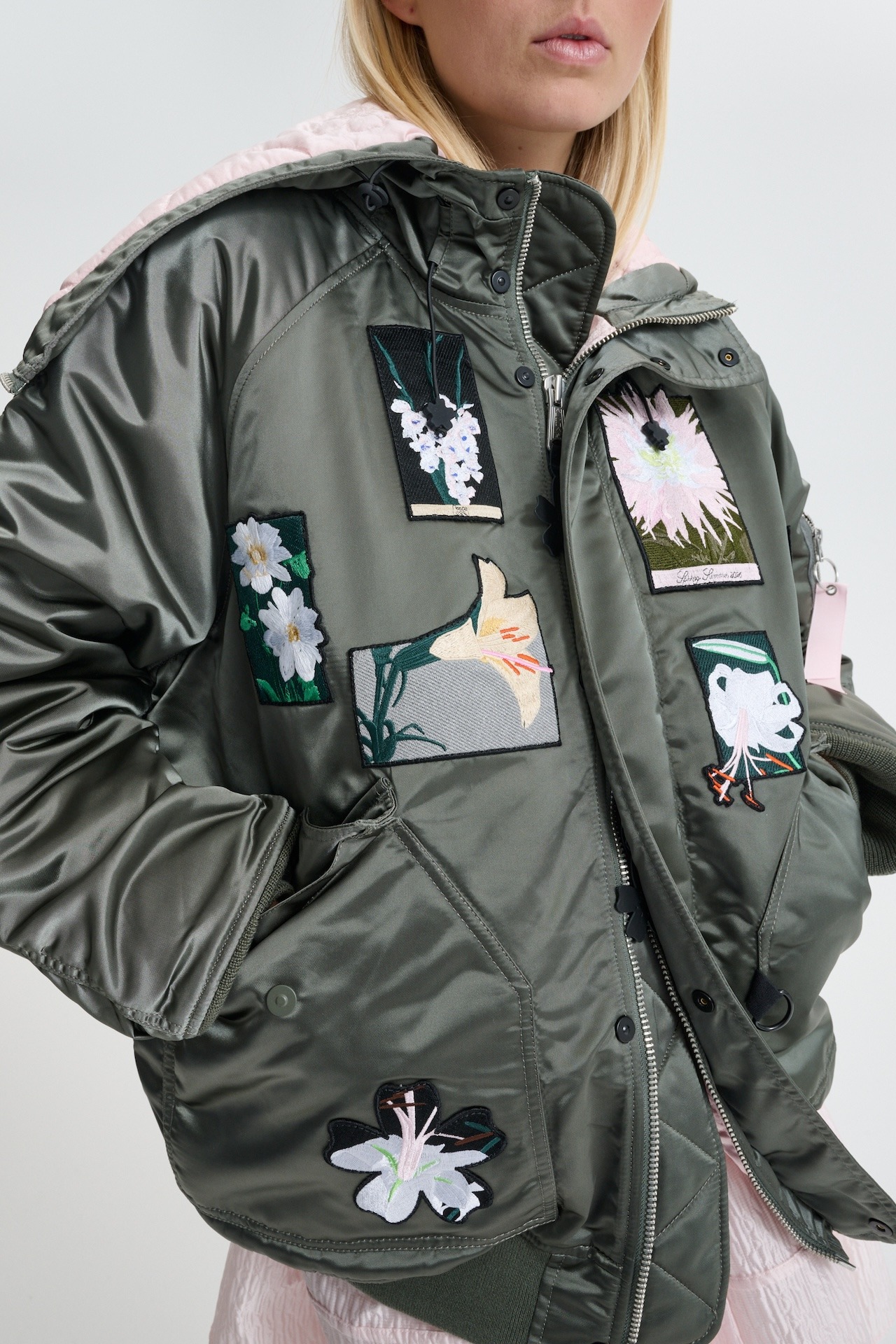 ALPHA X CB N-2B | PATCH OS NYLON VINTAGE GREEN