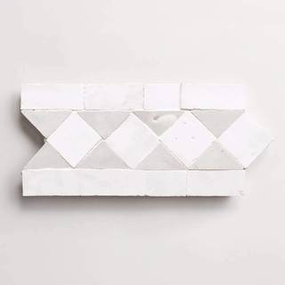 zio & sons + clé | moroccan sea salt + weathered white | mounted border 