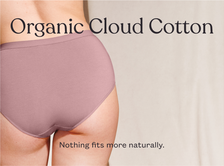 Organic Cloud Cotton Hipster 3 Pack