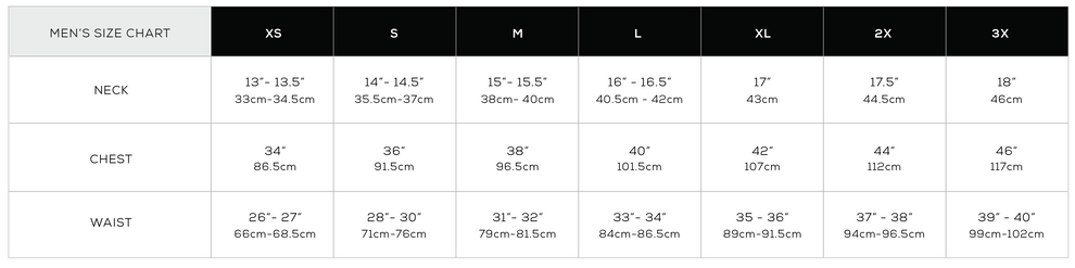 Women's Clothing Size Chart