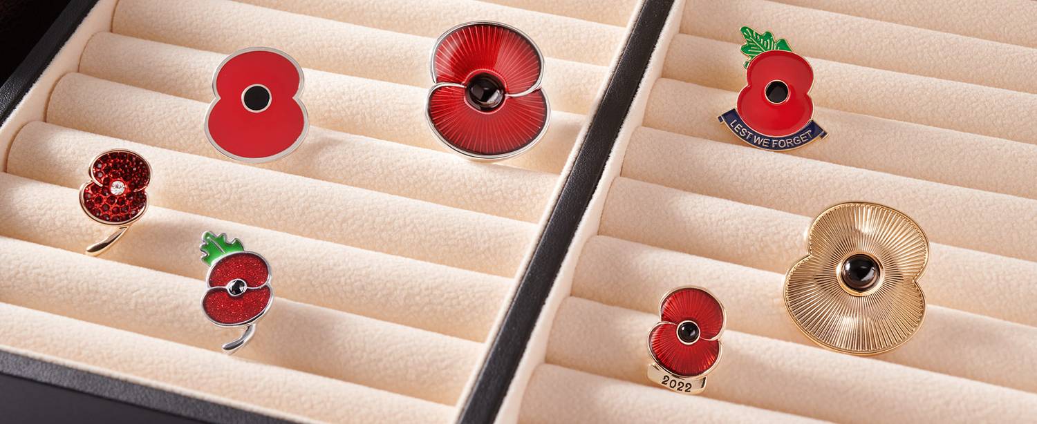 Poppy Pin Badges | Poppy Jewellery | Poppy Shop UK
