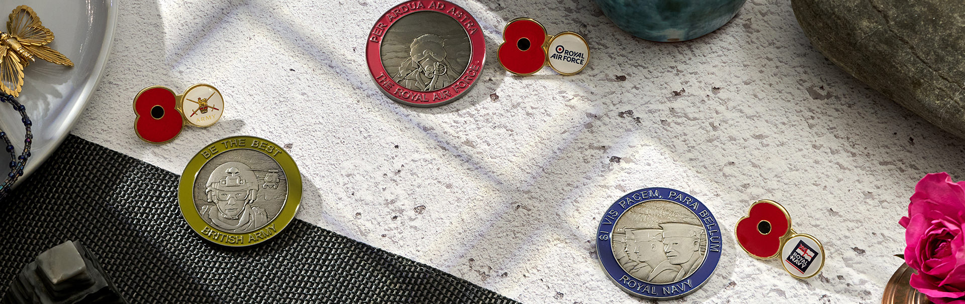Service Pins & Patches | Charity Pin Badges | Poppy Shop UK