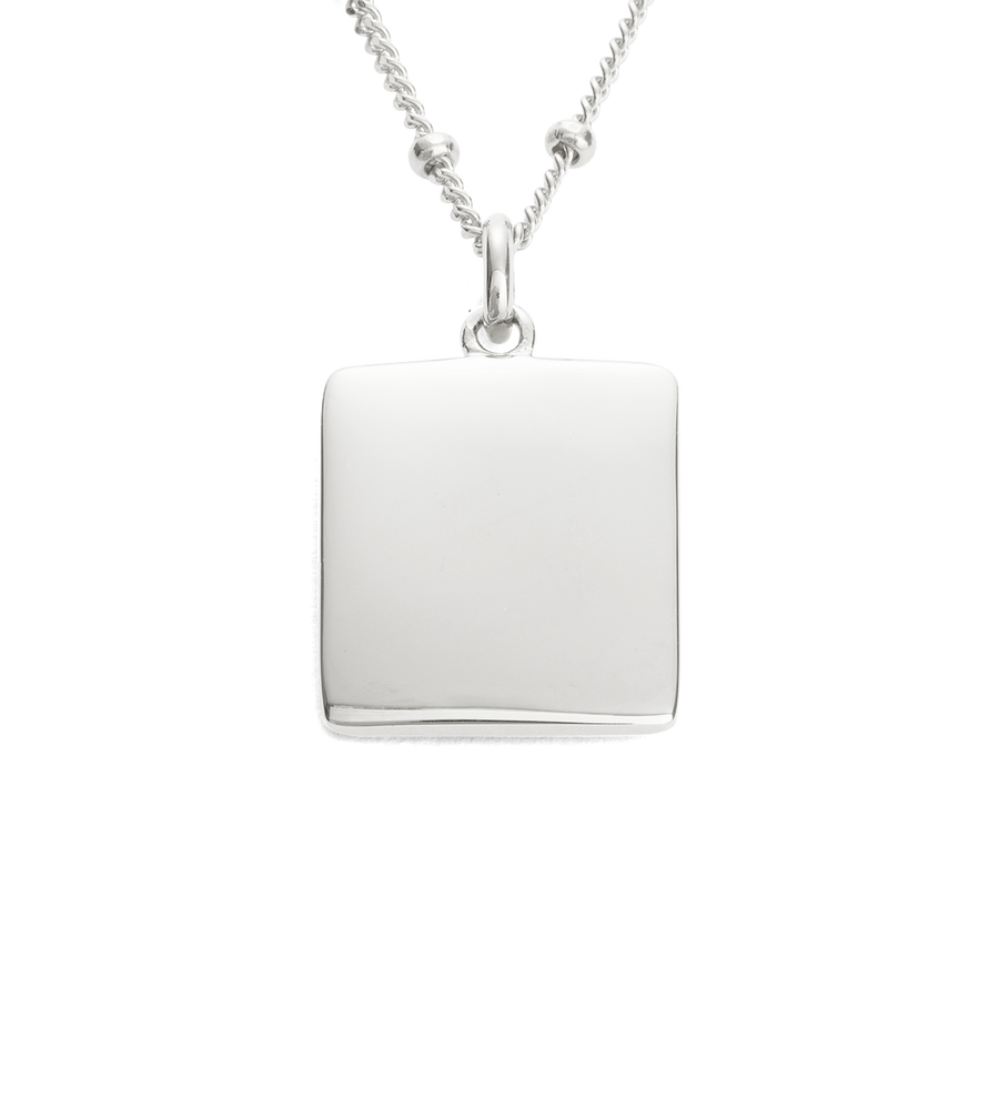TRUE NORTH COIN NECKLACE (STERLING SILVER)