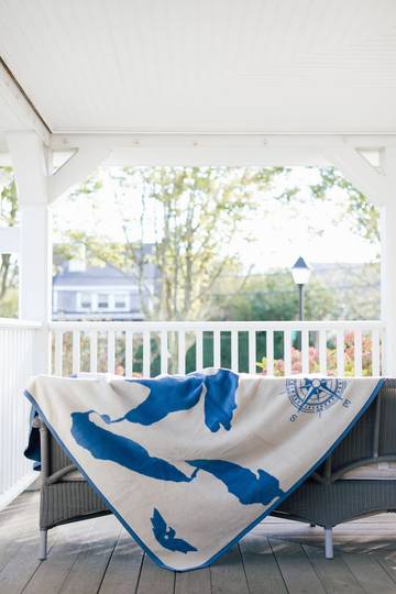 Great Lakes Map Blanket