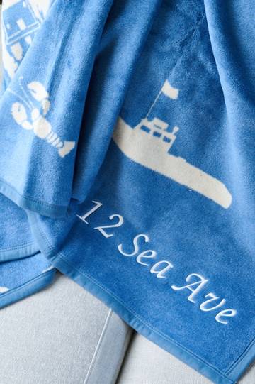 Maine Map Blanket